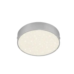Briloner Loftlamper > Flame Star LED-loftslampe, Ø 15,7 cm, sølv