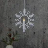 STAR TRADING Dekorationsbelysning|Julepynt > Flamme Snow LED-dekorationslampe med vokslys
