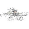 Globo Loftlamper > Flash loftlampe af metal, krom, Ø 65 cm