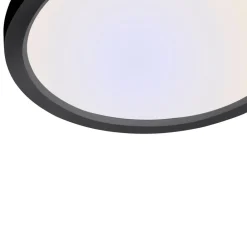 JUST LIGHT. GmbH Loftlamper > Flat LED-loftlampe CCT, Ø 40 cm, sort
