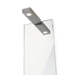 Væg- Og Spejllamper ^ Decor Walther Flat 2 LED væg- og spejllampe, mat nikkel