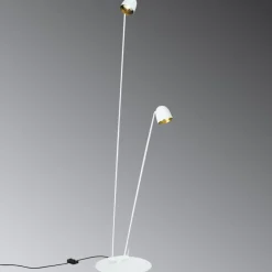B.lux Gulvlamper|Gulvlamper > Fleksibel justerbar LED-gulvlampe Speers F hvid