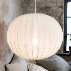 Markslöjd Pendellamper > Florence pendellampe, hvid, Ø 50 cm, nylon