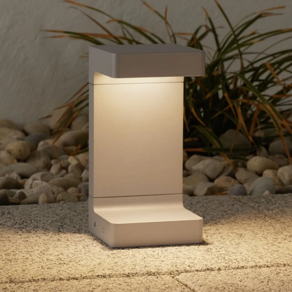Flos Architectural Sokkellamper > FLOS Casting C 100 sokkellampe 20 cm, grå