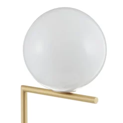 Gulvlamper|Gulvlamper ^ FLOS IC F1 gulvlampe, børstet messing
