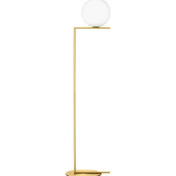 FLOS Gulvlamper > IC F2 gulvlampe børstet messing