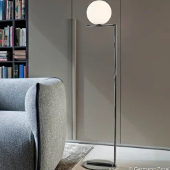 FLOS Gulvlamper > IC F2 gulvlampe krom Ø 30 cm