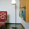 FLOS Gulvlamper|Gulvlamper > IC F2 gulvlampe sort Ø 30 cm
