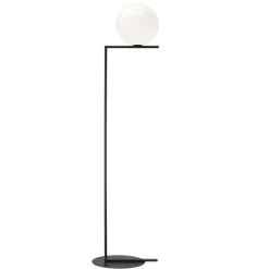 FLOS Gulvlamper|Gulvlamper > IC F2 gulvlampe sort Ø 30 cm
