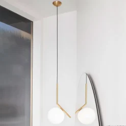 FLOS Pendellamper > IC S2 designer hængelampe, messing