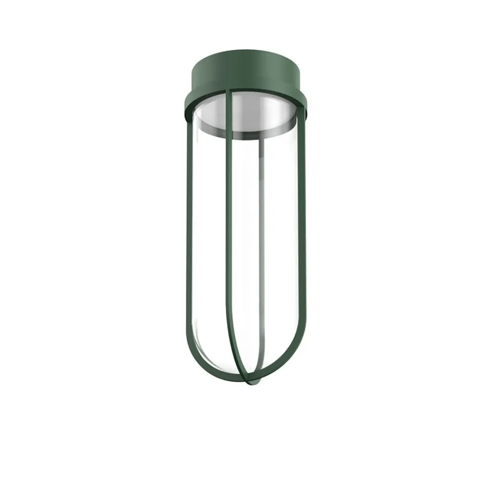Flos Architectural Udendørs Loftlamper > FLOS In Vitro Ceiling loftlampe, 2.700 K mørkegrøn