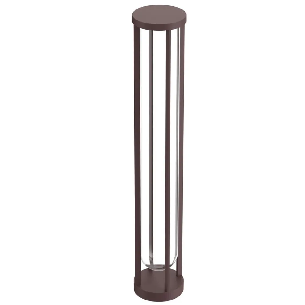Gadebelysning ^ Flos Architectural FLOS In Vitro Pullert 3, 2.700 K 90 cm mørkebrun