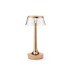 Gang|Bordlamper ^ FLOS LED-bordlampe Bon jour unplugged, kobber