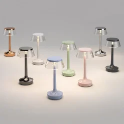 FLOS Bordlamper > LED-bordlampe Bon jour unplugged, grå