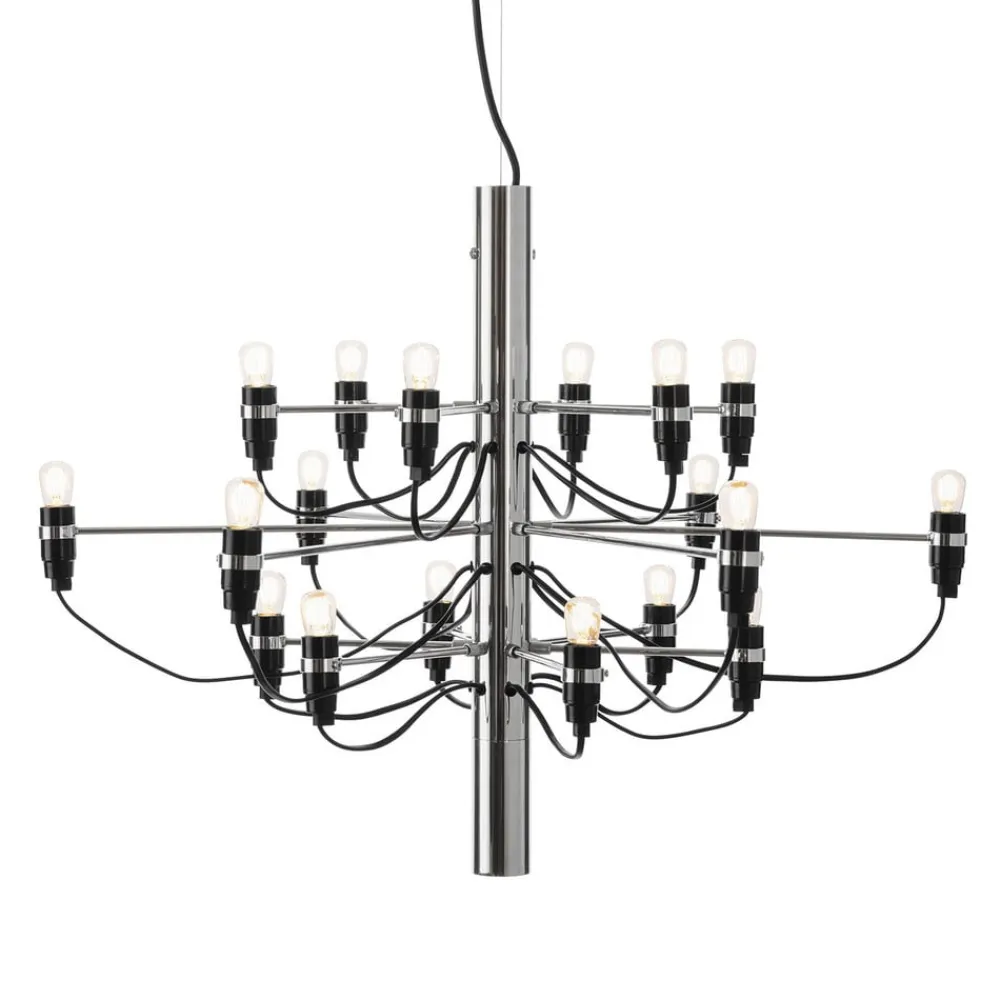FLOS Lysekroner > 2097/18 LED-lysekrone, frostet, krom