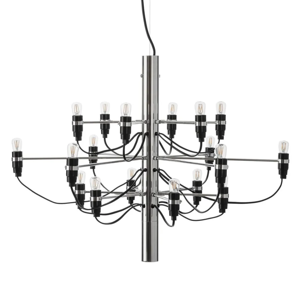 FLOS Lysekroner > 2097/18 LED-lysekrone, frostet, krom
