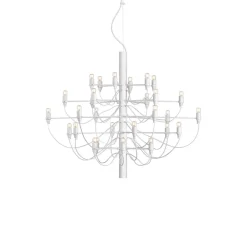 Lysekroner ^ FLOS 2097/30 LED-lysekrone, klar, hvid