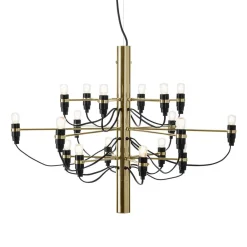 FLOS Lysekroner > 2097/18 LED-lysekrone, matteret, messing
