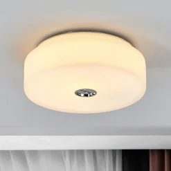 FLOS Gang|Loftlamper > Mini Button loftlampe lavet af glas