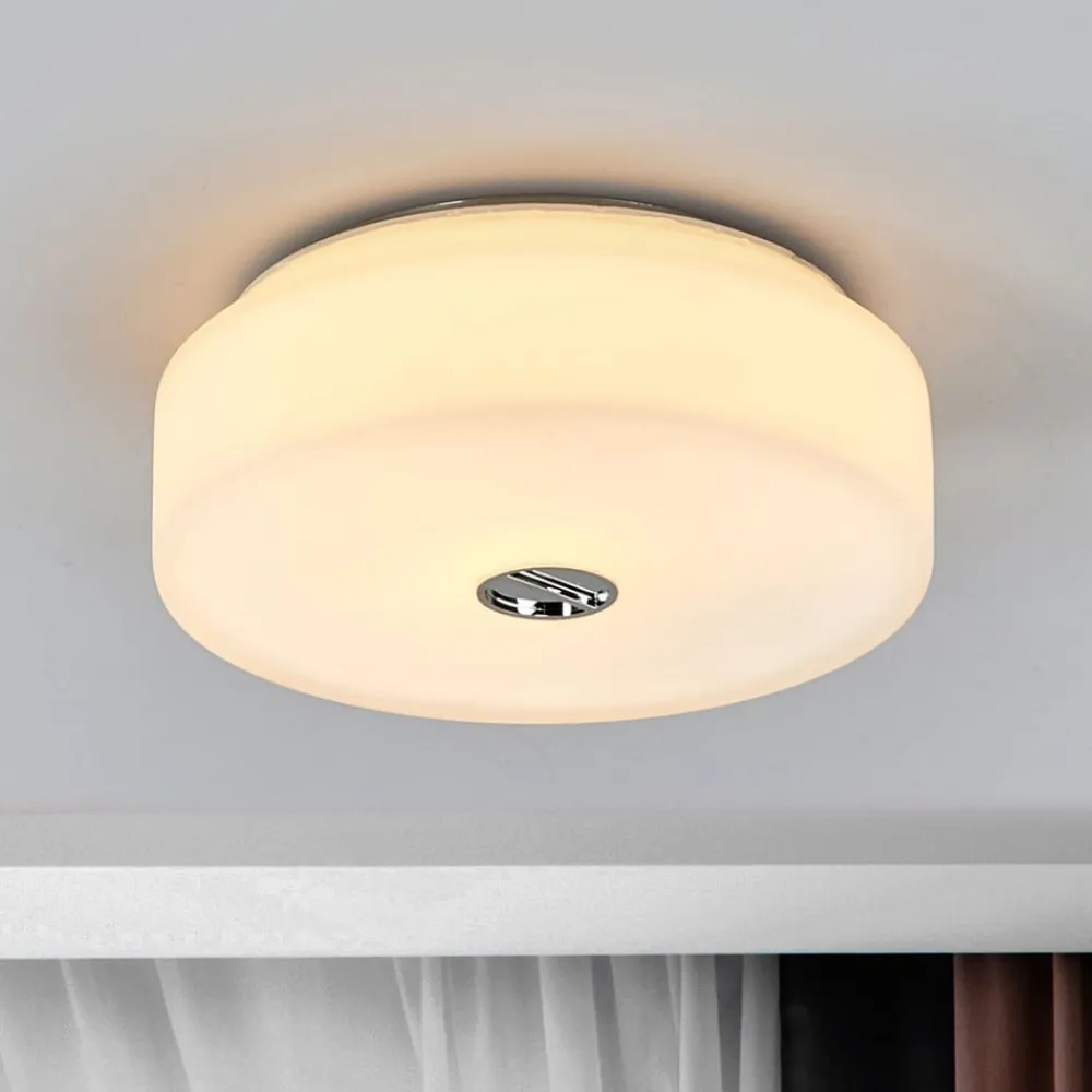 FLOS Gang|Loftlamper > Mini Button loftlampe lavet af glas