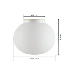 FLOS Loftlamper > Mini Glo-Ball C/W - Loftlampe til designere