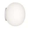 FLOS Væglamper|Væglamper > Mini Glo-Ball spejllampe/væglampe, hvid/opal