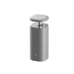 Sokkellamper ^ Flos Architectural FLOS Pointbreak Bollard 2, 2.700 K grå 30 cm