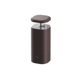 Flos Architectural Sokkellamper > FLOS Pointbreak Bollard 2, 2.700 K mørkebrun 30 cm