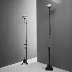 Gulvlamper|Gulvlamper ^ FLOS Toio Limited Edition gulvlampe, sort, metal, 195 cm
