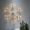 STAR TRADING Dekorationsbelysning|Julepynt > Flower Snowflake LED-dekorationslampe, Ø 60 cm
