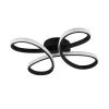 Loftlamper ^ Trio Lighting Fly LED-loftslampe, mat sort, 3.000 K, 40 cm x 40 cm