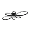 Trio Lighting Gang|Loftlamper > Fly LED-loftslampe, mat sort, 3.000 K, 83 cm x 45 cm
