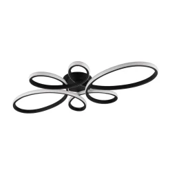 Trio Lighting Gang|Loftlamper > Fly LED-loftslampe, mat sort, 3.000 K, 83 cm x 45 cm