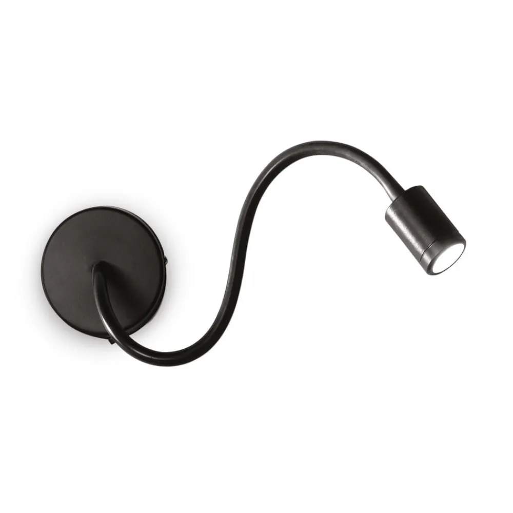 Ideallux Væglamper|Væglamper > Focus fleksibel LED-væglampe, sort