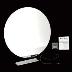 Møbel Og Interiør ^ ORION Focus LED-spejl, Ø 45 cm, CCT, antidug, berøringsdæmper