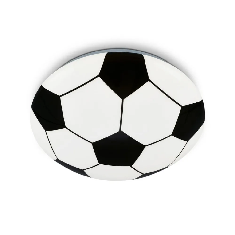 Briloner Loftlamper|Loftlamper > Fodbold LED-loftlampe, sort-hvid, Ø 27,5cm