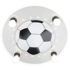 Elobra Loftlamper > Fodbold loftlampe, 4 lyskilder, sølv-hvid