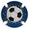 Elobra Loftlamper > Fodbold loftlampe, 4 lyskilder, mørkeblå-hvid