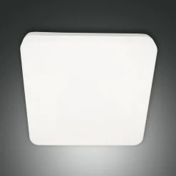 Udendørs Loftlamper ^ Fabas Luce Folk udendørs loftlampe, 28 cm x 28 cm, hvid, IP65