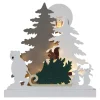 Dekorationsbelysning|Julepynt ^ STAR TRADING Forest Friends LED-dekorationslampe, bjørn m slæde