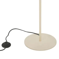 Gulvlamper ^ Forlight gulvlampe Fres, beige, stål, højde 160 cm