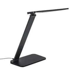 Arbejdsrum/Kontor ^ Forlight LED-bordlampe Zenit, sort, ABS, højde 36 cm