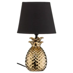 Bordlamper ^ Reality Leuchten Fornem keramisk bordlampe Pineapple i guld-sort