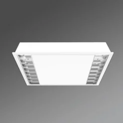 Indbygningsspots|Spotlights ^ Regiolux Fors. LED-loftspot til kontor UEX/625 parabol