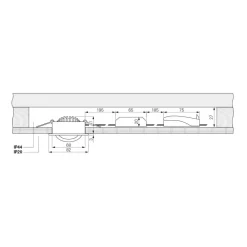 Deko-Light Indbygningsspots|Loftlamper > Forsænket loftlampe Dione, IP44, 2.700 K, sort, dæmpbar