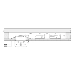 Deko-Light Loftlamper|Indbygningsspots > Forsænket loftlampe Dione, IP44, 2.700 K, hvid, dæmpbar