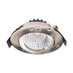 Loftlamper ^ Deko-Light Forsænket loftlampe Dione, IP44, 4.000 K, nikkel, dæmpbar
