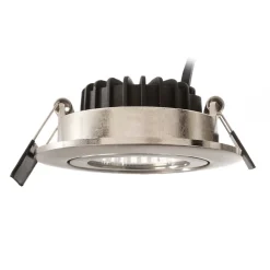 Deko-Light Loftlamper > Forsænket loftlampe Dione, IP44, nikkel, dæmpbar til varm