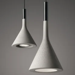 Foscarini Pendellamper > Aplomb Mini pendellampe af beton, grå