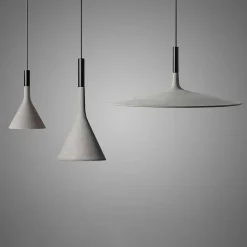 Foscarini Pendellamper > Aplomb Mini pendellampe af beton, grå